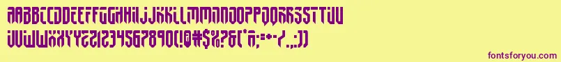 Шрифт fedyral2 – фиолетовые шрифты на жёлтом фоне