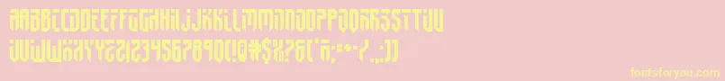 fedyral2 Font – Yellow Fonts on Pink Background