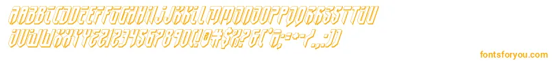 Шрифт fedyral23dital – оранжевые шрифты
