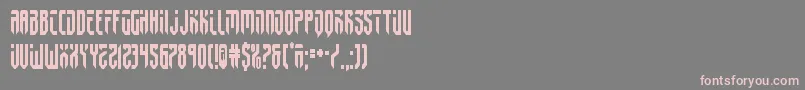 fedyral2cond Font – Pink Fonts on Gray Background