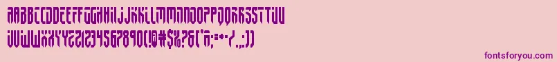 fedyral2cond Font – Purple Fonts on Pink Background