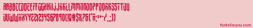 fedyral2cond Font – Red Fonts on Pink Background