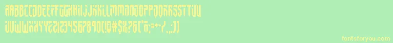 Więcej informacji o czcionce fedyral2cond Czcionka fedyral2cond – żółte czcionki na zielonym tle