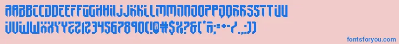Шрифт fedyral2expand – синие шрифты на розовом фоне