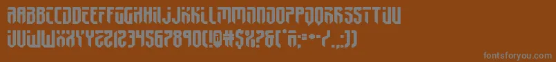 fedyral2expand Font – Gray Fonts on Brown Background