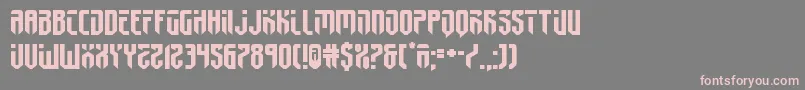 fedyral2expand Font – Pink Fonts on Gray Background
