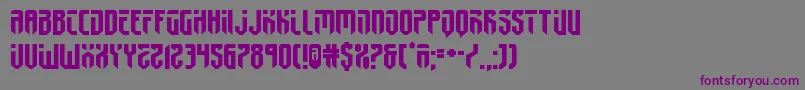 fedyral2expand Font – Purple Fonts on Gray Background