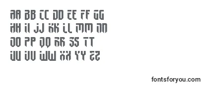 Überblick über die Schriftart Fedyral2expand