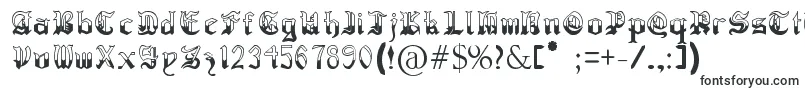 RegothicMedieval-fontti – Otsikkofontit