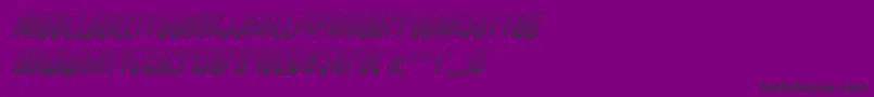 fedyral2gradital-Schriftart – Schwarze Schriften auf violettem Hintergrund