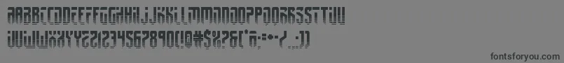 fedyral2half-Schriftart – Schwarze Schriften auf grauem Hintergrund
