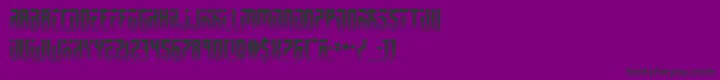 フォントfedyral2half – 紫の背景に黒い文字