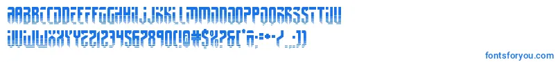 fedyral2half-Schriftart – Blaue Schriften auf weißem Hintergrund