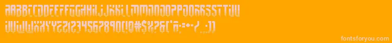 fedyral2half Font – Pink Fonts on Orange Background