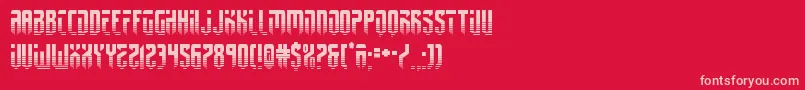 Шрифт fedyral2half – розовые шрифты на красном фоне