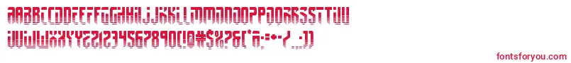 fedyral2half Font – Red Fonts on White Background