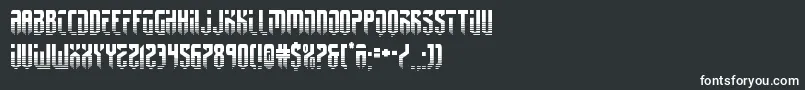 fedyral2half Font – White Fonts on Black Background