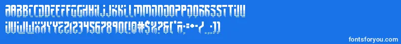 fedyral2halfフォントについての詳細 フォントfedyral2half – 青い背景に白い文字