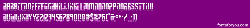 fedyral2half Font – White Fonts on Purple Background