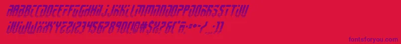 Шрифт fedyral2halfital – фиолетовые шрифты на красном фоне