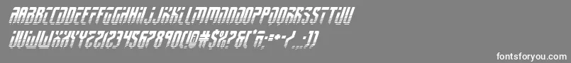 Шрифт fedyral2halfital – белые шрифты на сером фоне