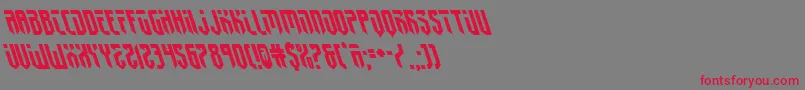 fedyral2left Font – Red Fonts on Gray Background