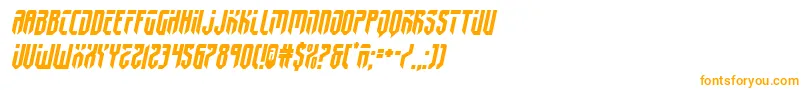 fedyral2semital Font – Orange Fonts on White Background