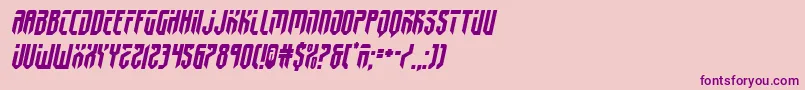 fedyral2semital Font – Purple Fonts on Pink Background