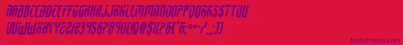 Шрифт fedyral2semital – фиолетовые шрифты на красном фоне