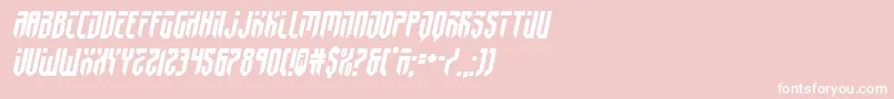フォントfedyral2semital – ピンクの背景に白い文字