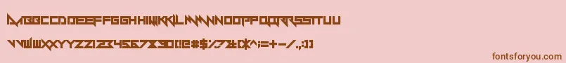 Подробнее о шрифте Yandermo Шрифт Yandermo – коричневые шрифты на розовом фоне