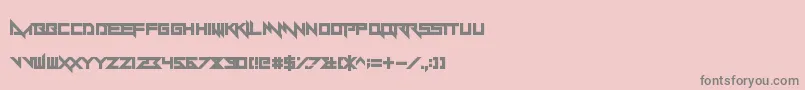 Yandermo Font – Gray Fonts on Pink Background