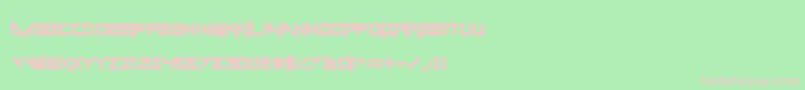 Yandermo Font – Pink Fonts on Green Background