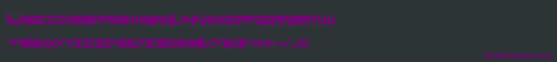 Yandermo Font – Purple Fonts on Black Background