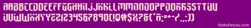 fedyral2xtraexpand Font – Pink Fonts on Purple Background