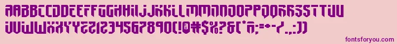 fedyral2xtraexpand-Schriftart – Violette Schriften auf rosa Hintergrund