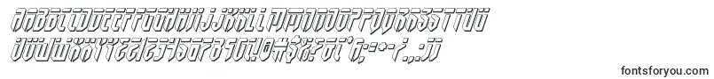 Шрифт fedyral3dital – акцидентные шрифты