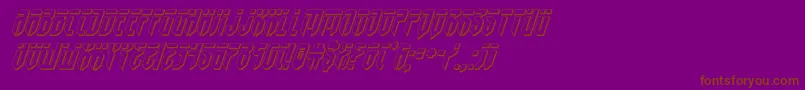 En savoir plus sur la police fedyral3dital Police fedyral3dital – polices brunes sur fond violet
