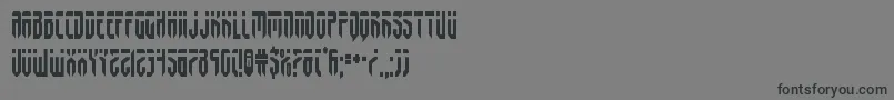 fedyralcond Font – Black Fonts on Gray Background