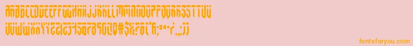 fedyralcond Font – Orange Fonts on Pink Background