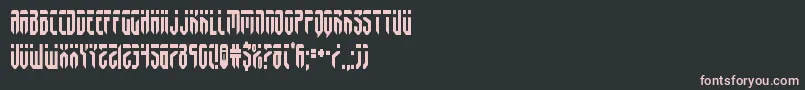 fedyralcond Font – Pink Fonts on Black Background