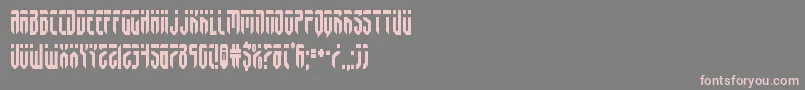 fedyralcond Font – Pink Fonts on Gray Background