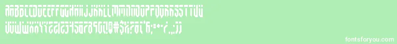 fedyralcond Font – White Fonts on Green Background