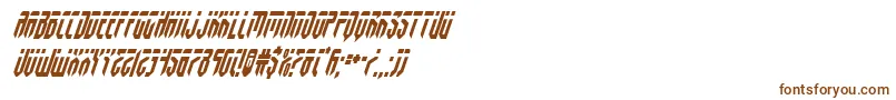 fedyralcondital-fontti – ruskeat fontit valkoisella taustalla