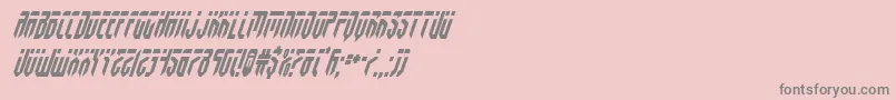 fedyralcondital Font – Gray Fonts on Pink Background