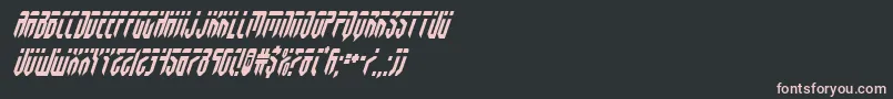 fedyralcondital Font – Pink Fonts on Black Background