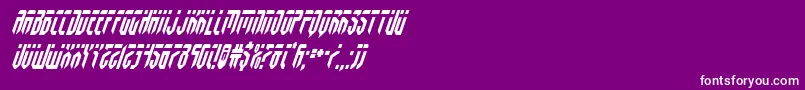 fedyralcondital Font – White Fonts on Purple Background