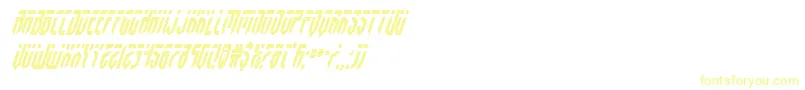Шрифт fedyralcondital – жёлтые шрифты