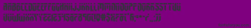 フォントfedyralexpand – 紫の背景に黒い文字