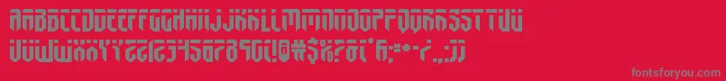 fedyralexpand Font – Gray Fonts on Red Background